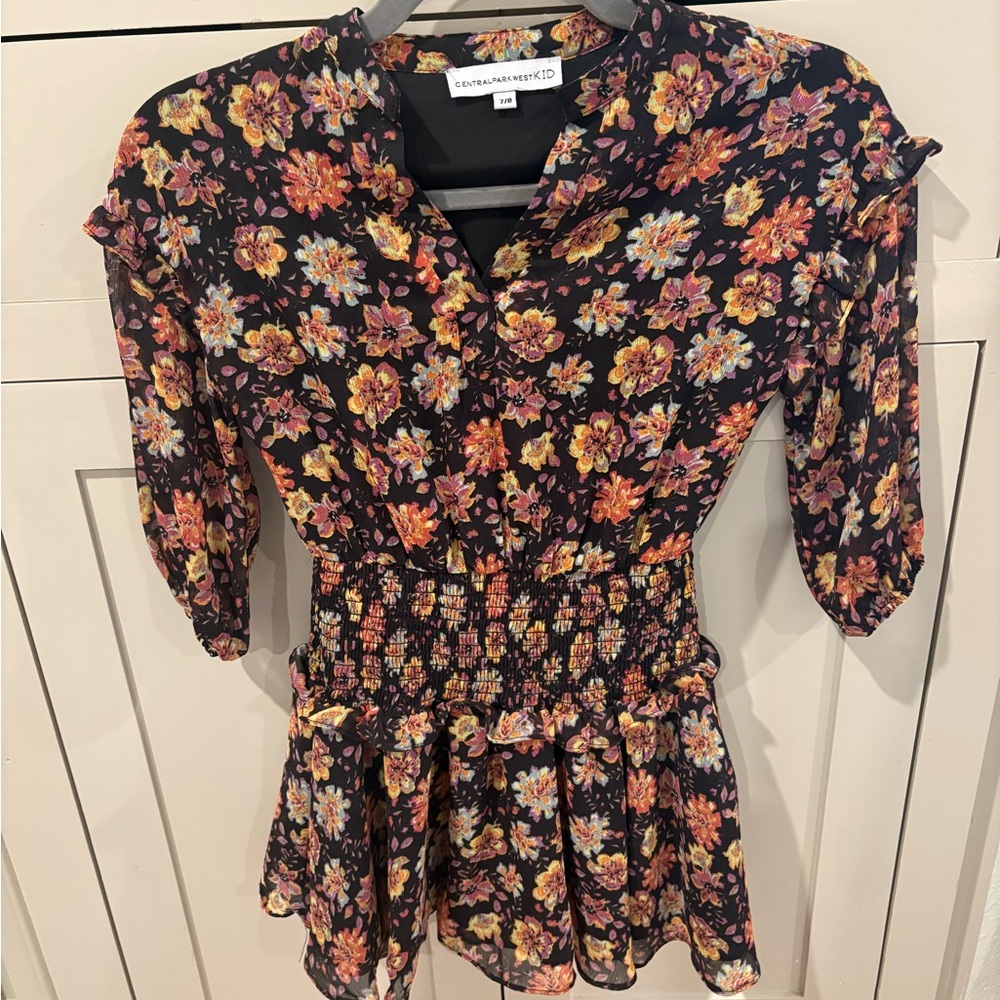 Central Park West Multicolor Floral Blouse NWOT